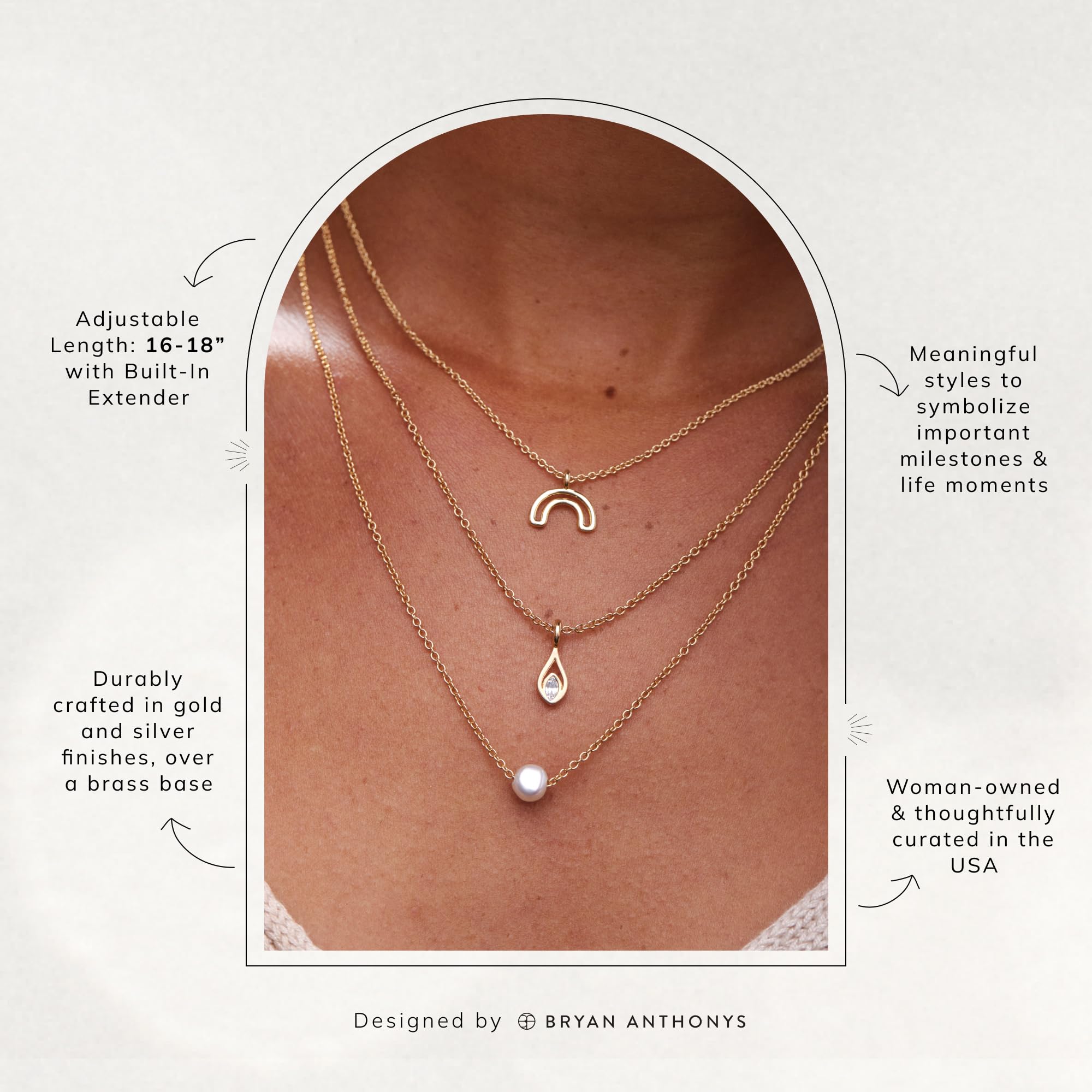 Bryan Anthonys - Meaningful Jewelry for Women: Engraved Bracelets for Her - Perfect Gift for Anniversary, Birthday & Everyday Wear