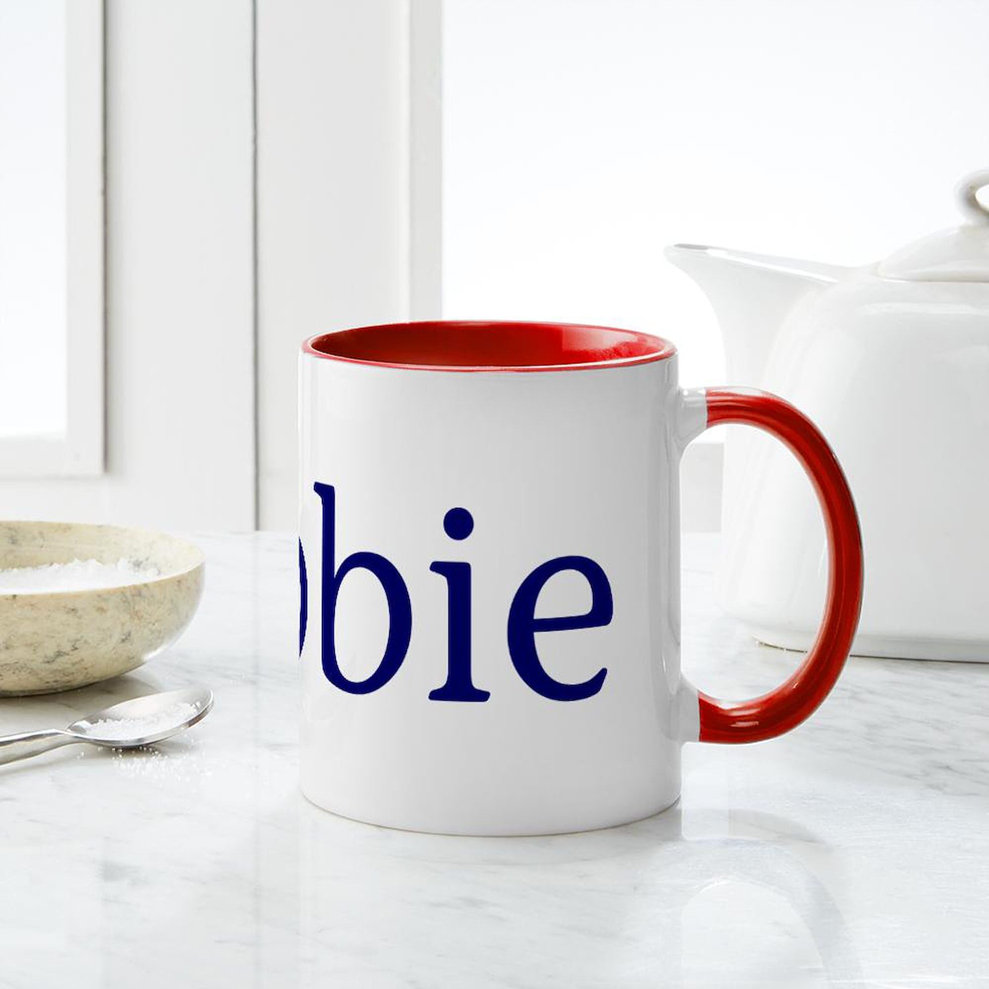 Bubbie Ceramic Coffee Mug 11 oz (325 ml) - Insulated Tea & Hot Drink Cup for Office, Home & Gifts - Funny Novelty Coffee Cup with Handle