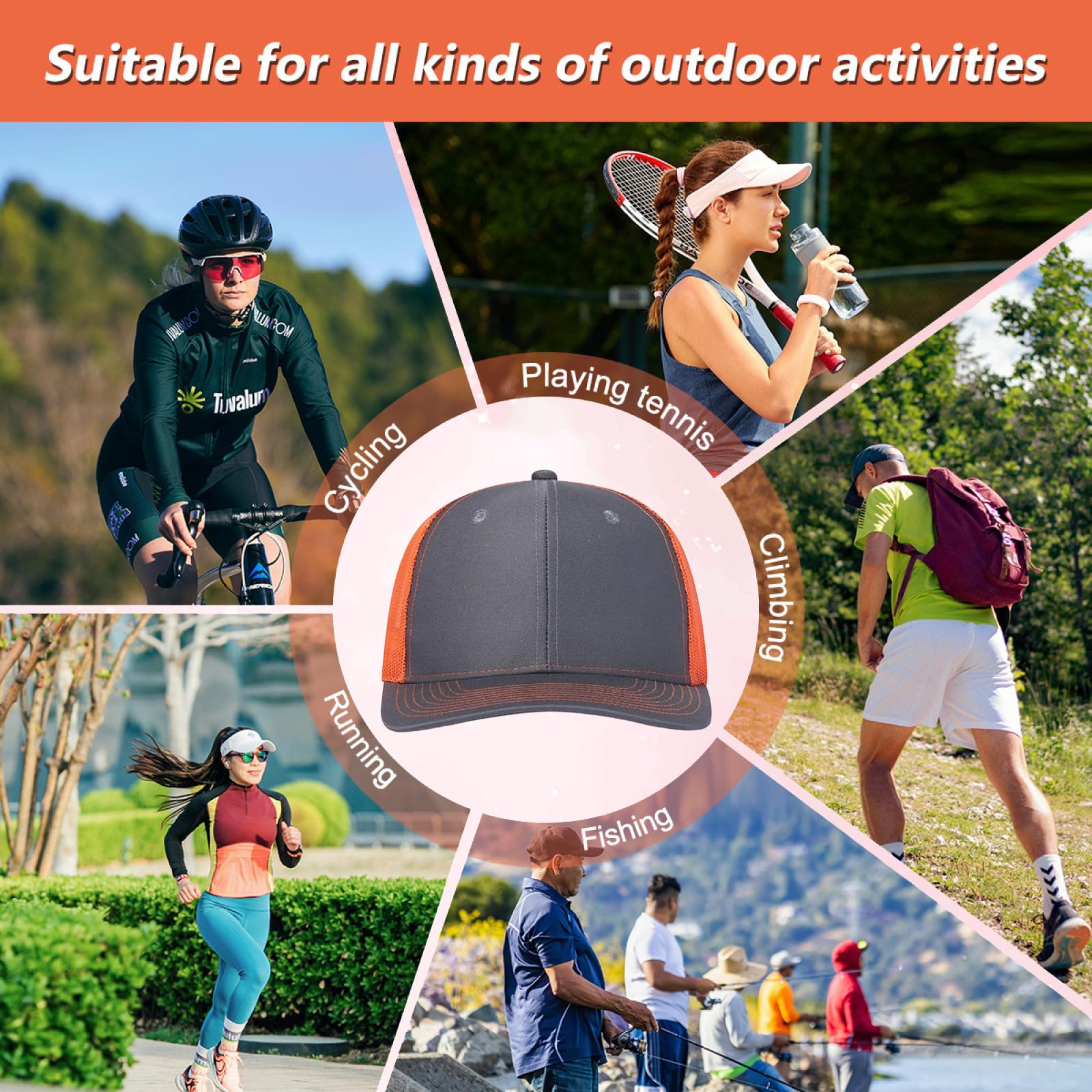 Custom Hats Bulk - Personalized Trucker Hats for Men & Women with Text/Photo/Logo - Wholesale & Embroidery Options - Perfect for Sports Teams, Corporate Events & Promotional Gifts