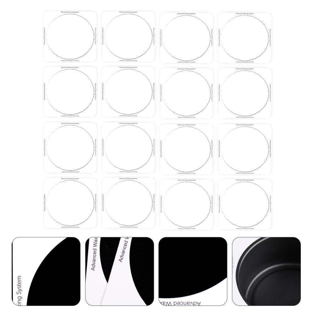 Lurrose 20pcs Hair Waxing Bean Machine Washers - Non-Stick Bakery Tissue Wax Heater Supplies & Wax Warmer Accessories for Hair Removal - Ideal for Salon, Spa & Home Use