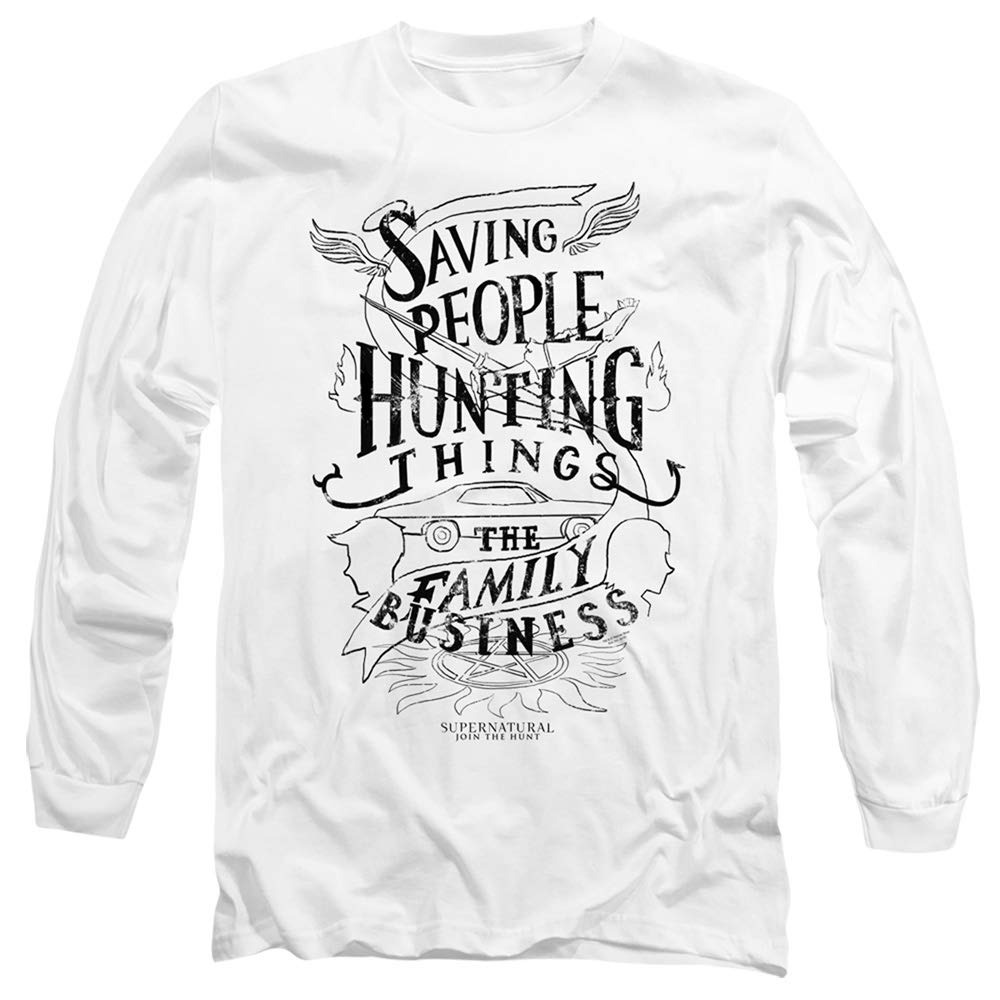 Supernatural Family Business Unisex Long-Sleeve T-Shirt for Men & Women | Casual Comfort Fit | Perfect for Halloween, TV Show Fans & Everyday Wear