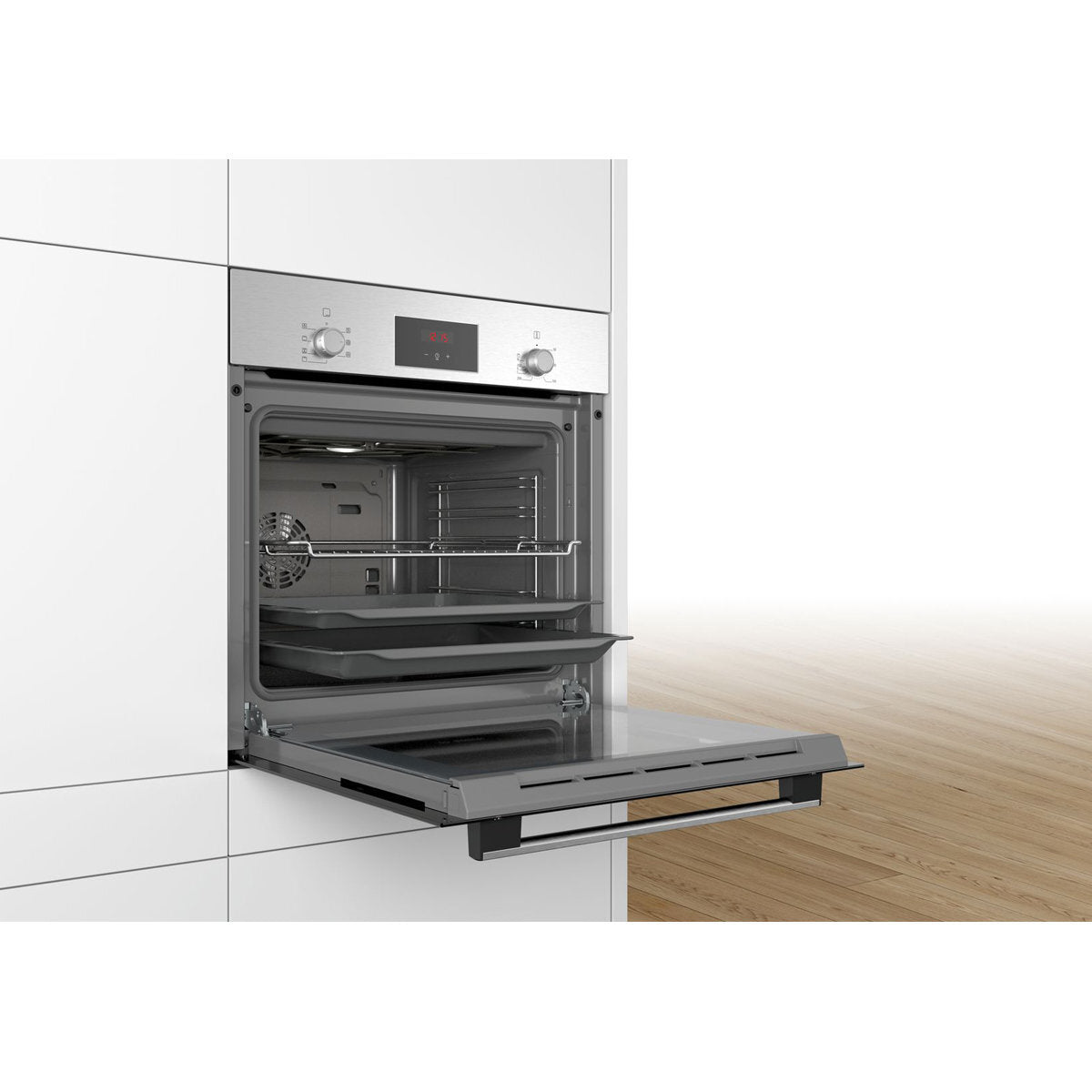 Bosch Serie 2 HBF133BS0A 60cm Built-In Electric Oven - Perfect for Modern Kitchens, Baking & Family Cooking
