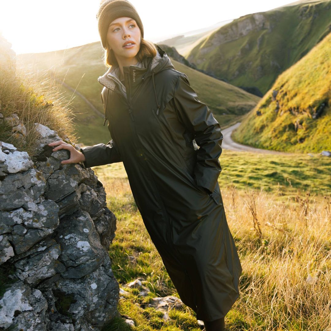 LeMieux All Elements 3-in-1 Waterproof Rain Coat for Women - Size 8 - Perfect for Outdoor Activities, Hiking & Horse Riding