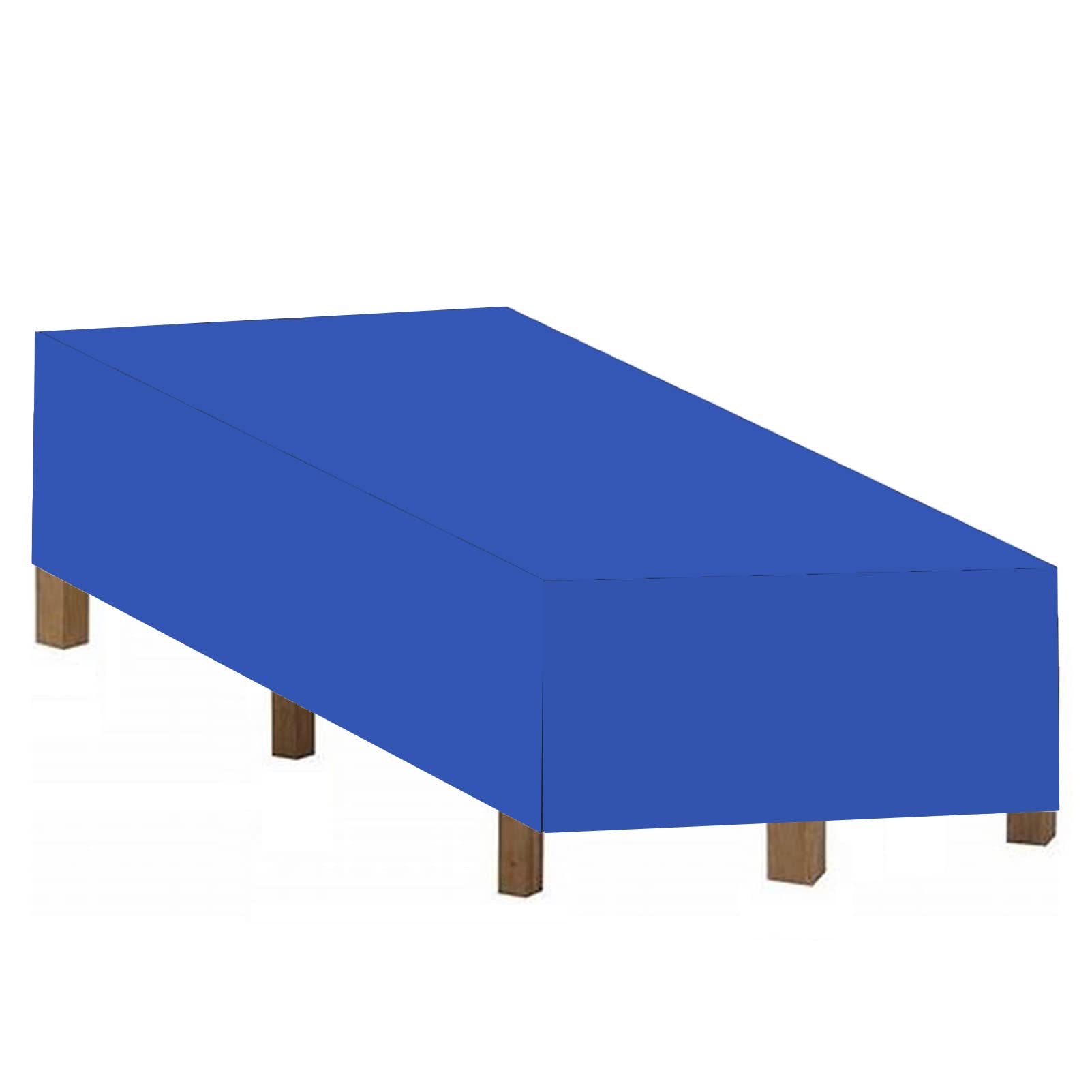 Waterproof 51x51x27in Cube Garden Furniture Covers - Heavy Duty Tear Resistant Oxford Fabric for Outdoor Patio Tables - Windproof Rattan Furniture Protection - Perfect for Patio, Deck, and Backyard Use