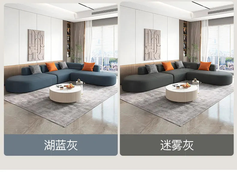 Modern Corner Sectional Floor Sofa - Comfortable Lazy Sofa for Small Spaces, Living Room, Bedroom & Lounge - Soft & Stylish Design for Relaxing & Movie Nights