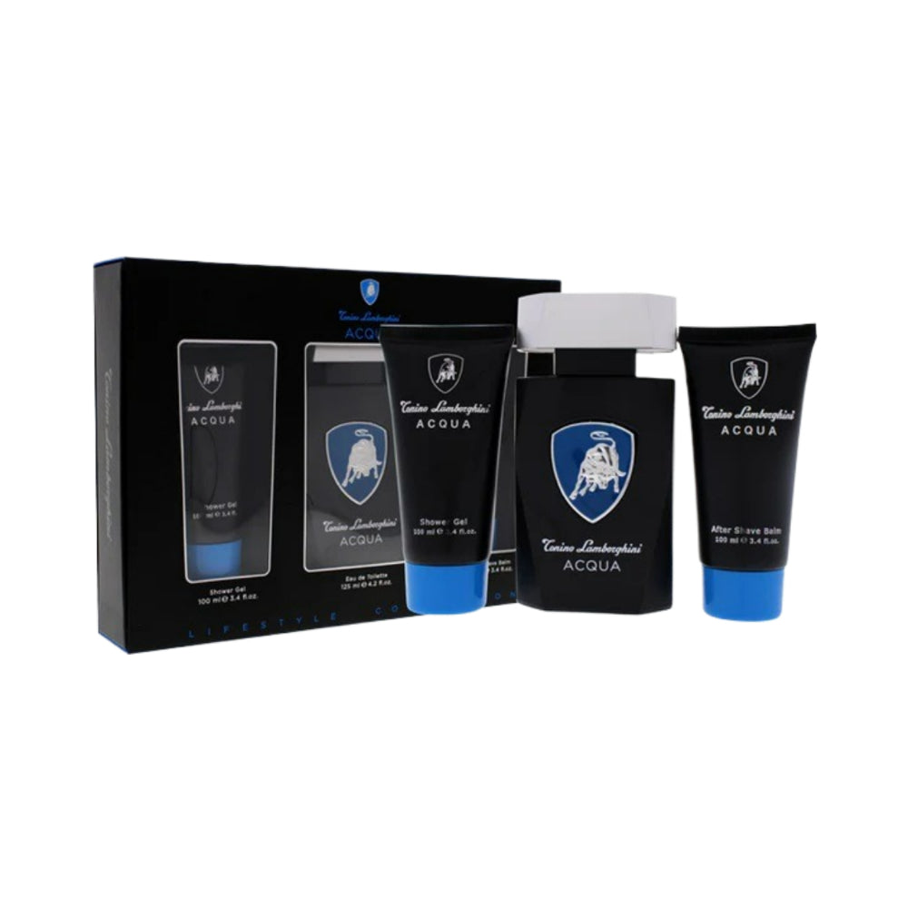 Acqua 3 Piece Eau De Toilette Set - 125ml Perfume Spray for Men & Women - Perfect for Daily Wear, Office & Special Occasions