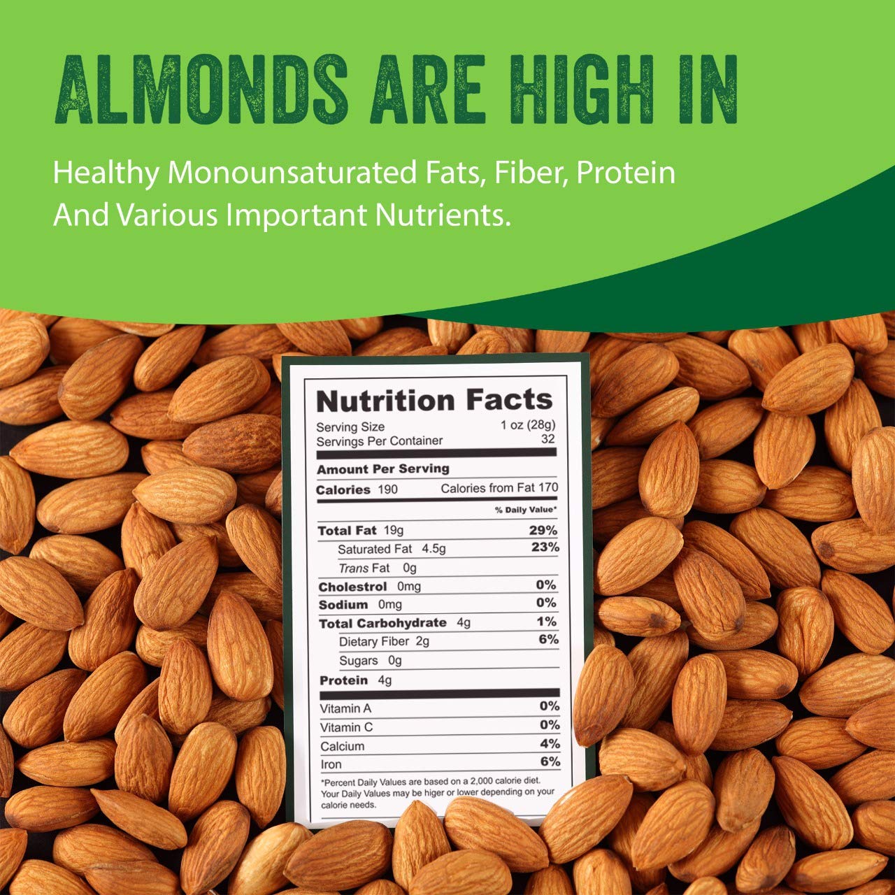Organic Raw Almonds 48 oz (3 lb) – Natural Whole, Non-GMO, Gluten-Free, Peanut-Free, No PPO or Herbicides | High Protein Snack for Energy & Weight Loss | Perfect for Baking, Salads, Trail Mix & Healthy Snacking