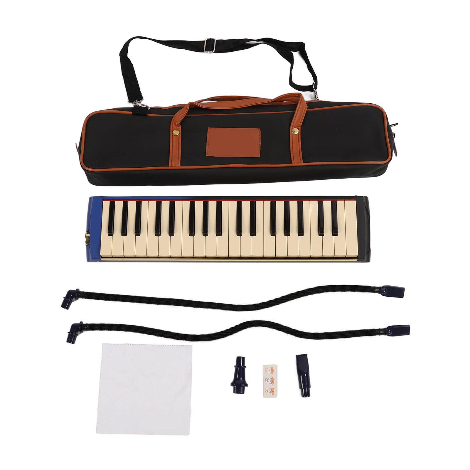 37 Key Melodica Piano Air Keyboard - Portable Wind Instrument for Beginners & Kids - Perfect for Music Class, Home Practice & Live Performances