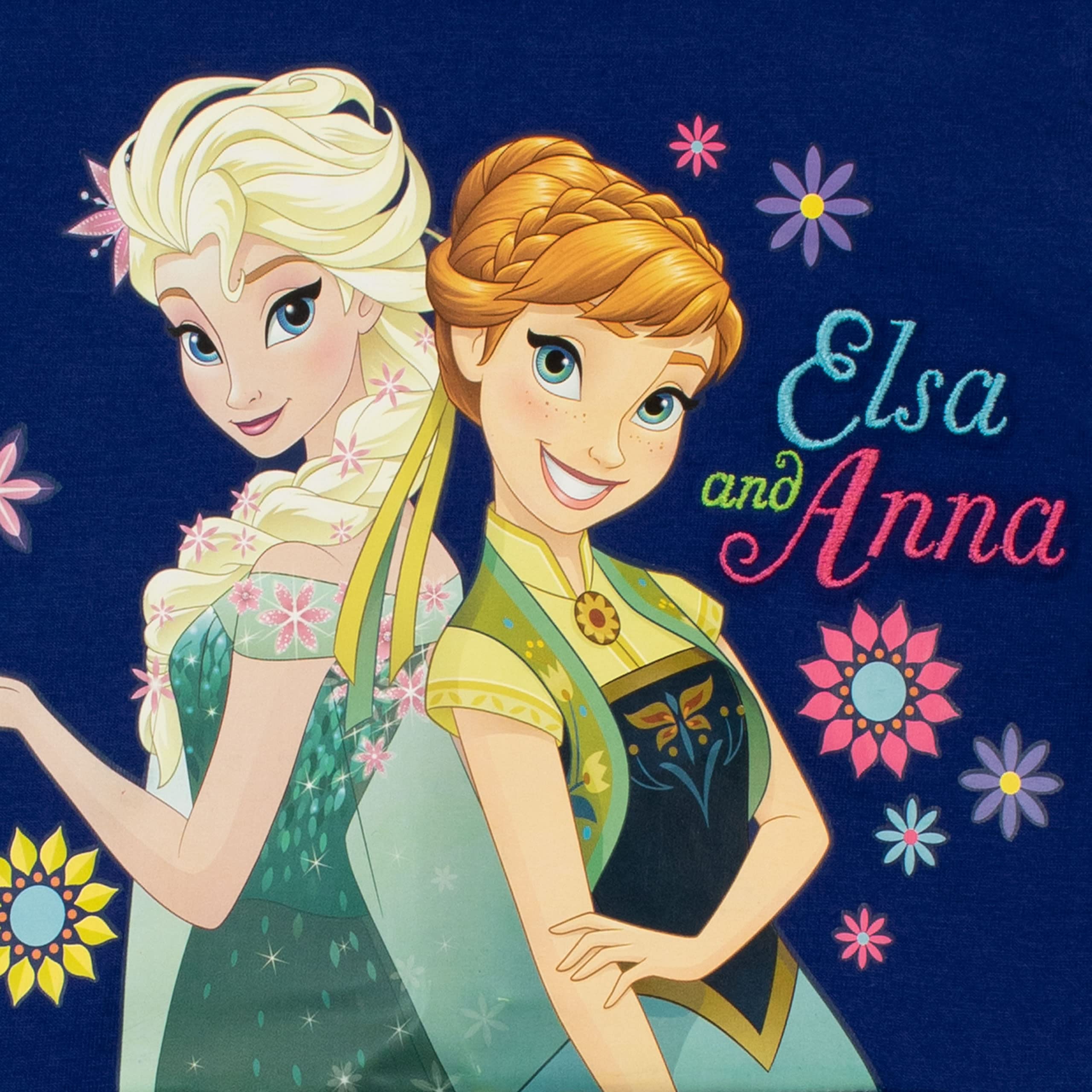 Disney Frozen Anna & Elsa Princess Dress for Girls | Long Sleeve Costume for Halloween, Birthday Party & Dress-Up Play | Official Disney Merchandise