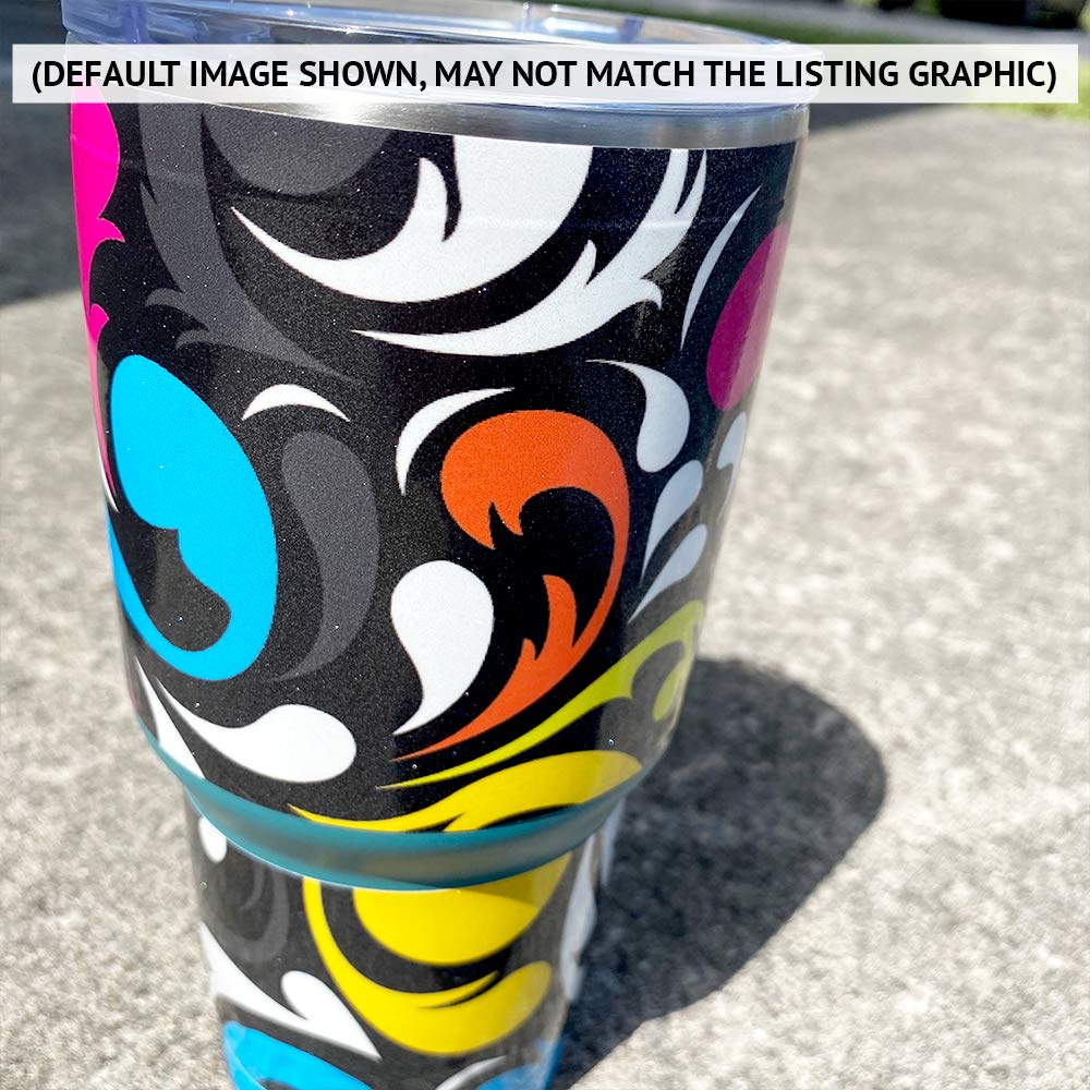 MightySkins Glossy Glitter Protective Skin for Hydro Flask 32 oz Wide Mouth Water Bottle - Eyes & Teeth Design | Durable High-Gloss Finish | Easy to Apply & Remove | Made in USA | Perfect for School, Gym, Travel & Outdoor Activities