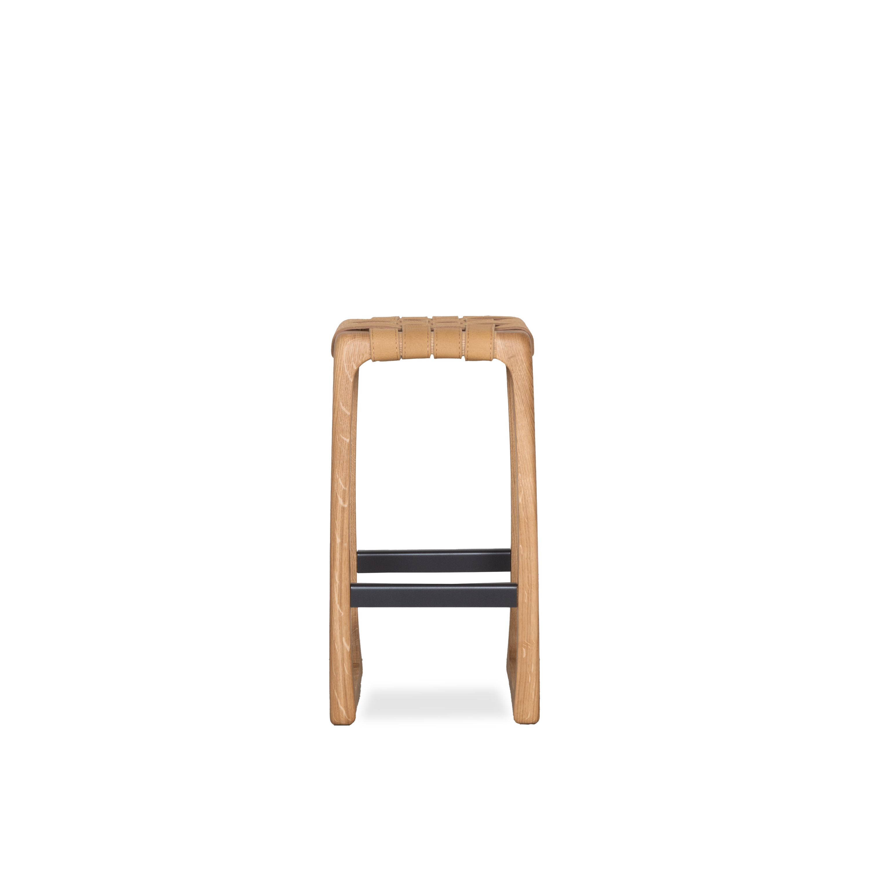 Modern Bungalow Bar Stool - Adjustable Height Counter Stool with Backrest - Rustic Wood & Metal Kitchen Island Stools for Home, Cafe, and Restaurant Decor