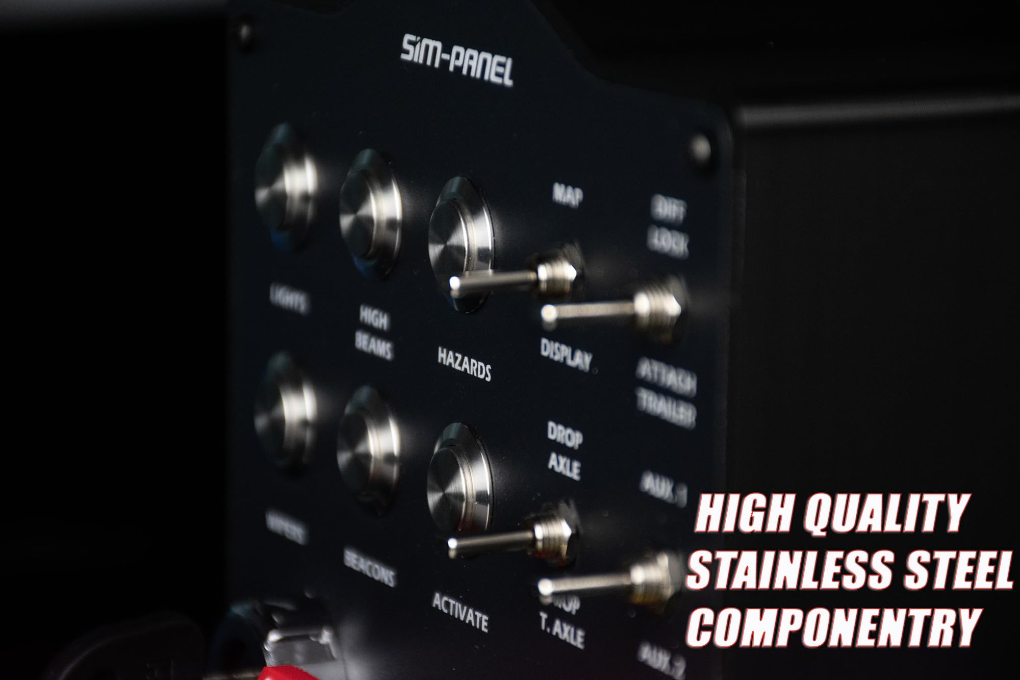 HT/HTE Button Box for American Truck Simulator (ATS/ETS2) - USB Game Controller for PC Truck Simulation - Perfect for Realistic Driving Experience & Gaming Setup