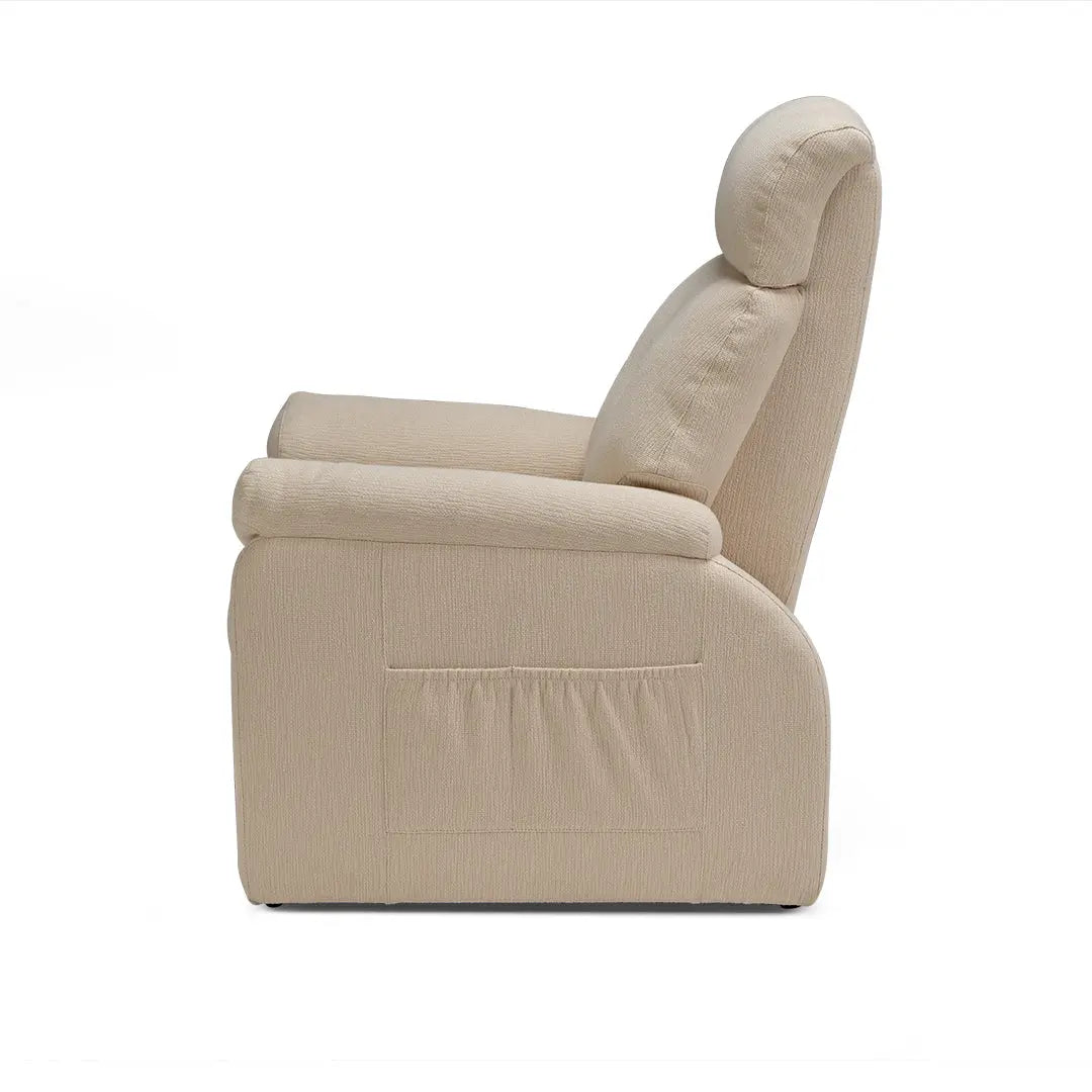 Henry Armrest Power Recliner Chair - Super Zero Gravity Massage Recliner for Living Room, Home Theater & Office - Ergonomic Leather Lounge Chair with USB Charging & Cup Holders