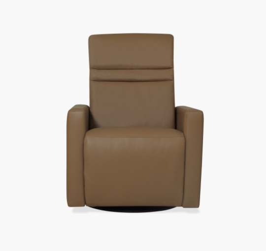 Triple Power Swivel Glider Recliner with Headrest & Lumbar Support - Modern Comfort Chair for Living Room, Nursery, and Home Theater Relaxation