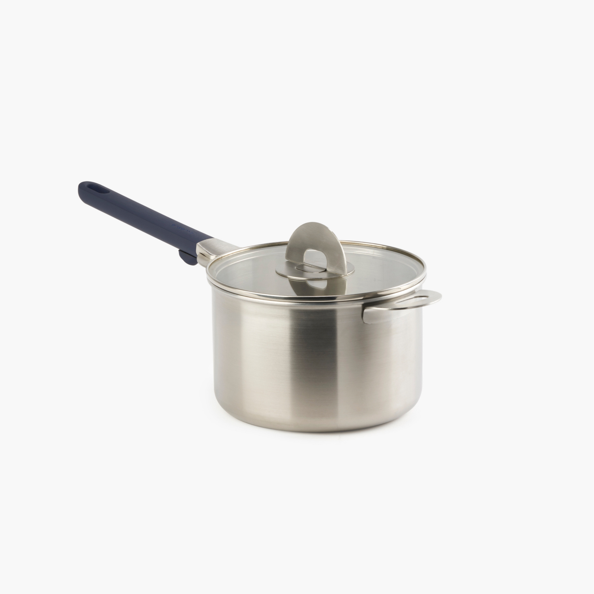 Premium ENSEMBL Stackware Small Saucepan - 1.5 Quart Stainless Steel Cookware with Lid - Perfect for Boiling, Simmering & Melting - Ideal for Small Kitchens, Dorms & RV Cooking