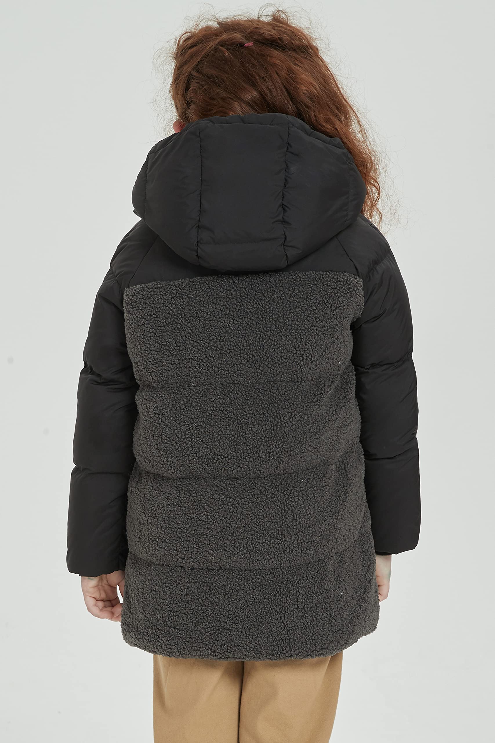 Orolay Kids Hooded Down Puffer Jacket - Quilted Winter Coat for Boys & Girls - Warm & Waterproof for Snow, School & Outdoor Activities