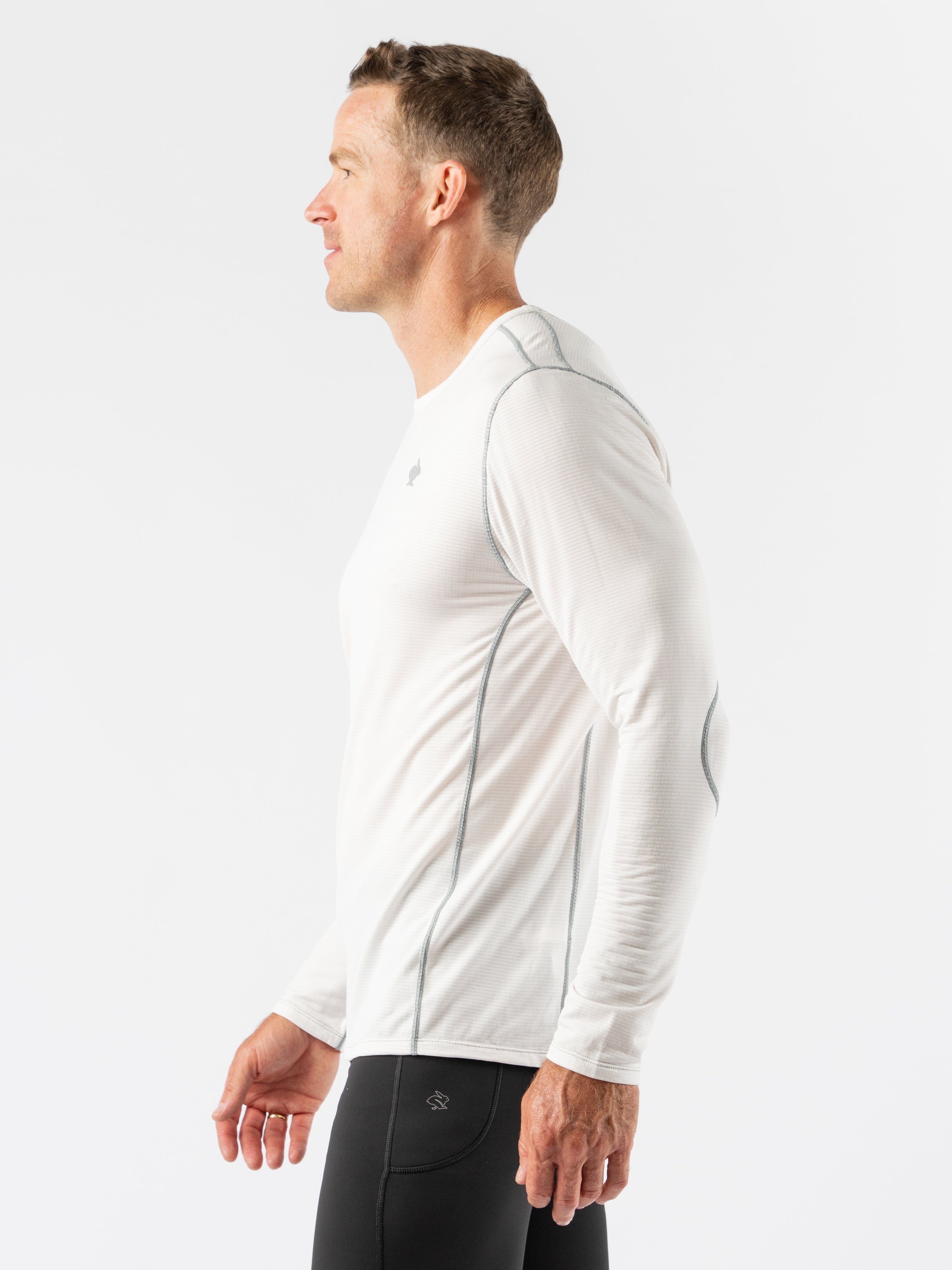 Men's Layer 1 Base Layer Shirt - Moisture Wicking Thermal Underwear for Cold Weather, Hiking, Running & Outdoor Activities