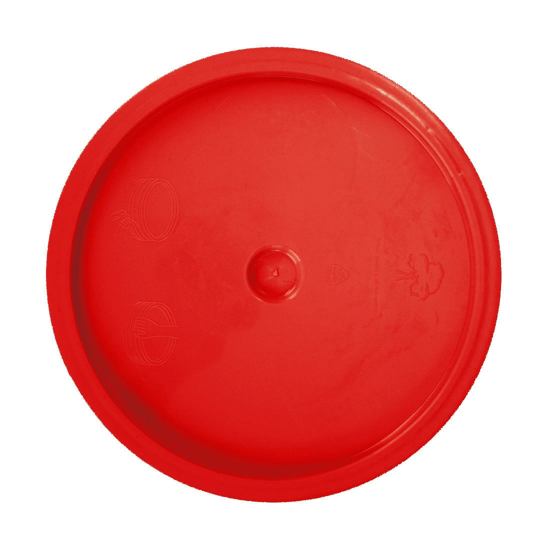 World Enterprises Round Bucket Lid - Durable Plastic Cover for 5 Gallon Buckets | Perfect for Food Storage, Home Organization & DIY Projects