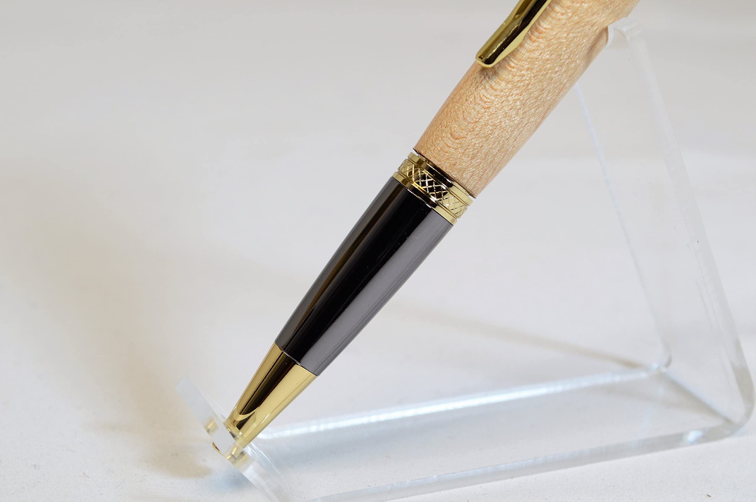 Breslin Center Twist Pen - Handcrafted Wooden Basketball Court Memorabilia - Unique Collectible Gift for Sports Fans - Perfect for Office, Home, or Game Day Souvenirs