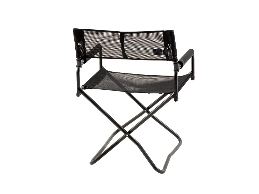 Snow Peak Mesh Folding Chair - Lightweight Portable Camping Chair for Outdoor Adventures, Hiking, Backpacking & Beach - Breathable Mesh Design for Patio, Garden, Picnic & Tailgating - Compact Foldable Outdoor Seating Solution