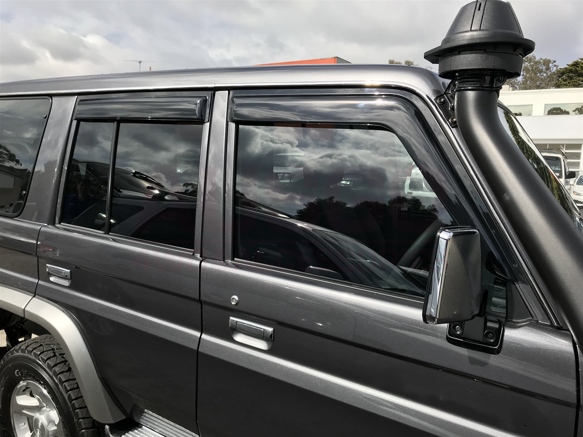 Premium Weather Shields for Toyota Land Cruiser 70/76/79 Series (2007-Present) - Durable Rain Guards & Wind Deflectors for Off-Road Protection & Comfort
