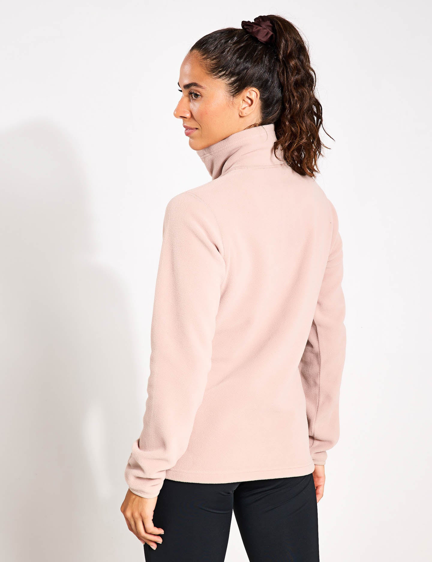 Prism 2.0 Micro Half Zip Fleece Jacket - Women's Lightweight Pullover in Pink Clay | Perfect for Hiking, Camping & Outdoor Activities