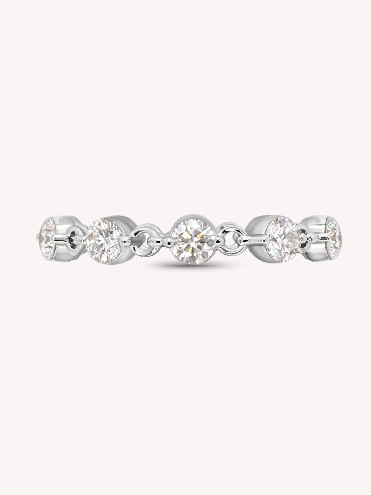 Diamond Eternity Ring for Women - 14K Gold/Platinum Wedding Band - Perfect for Anniversaries & Proposals
