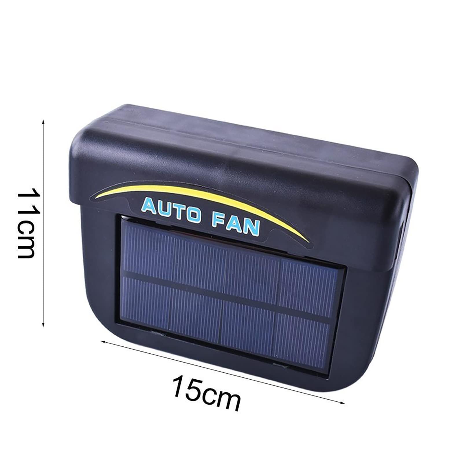 Solar Powered Car Ventilation Fan - Auto Air Vent Cooler with Rubber Seal, Heat Exhaust System for Vehicle Cooling (Style B) | Perfect for Summer Road Trips & Parking Heat Reduction