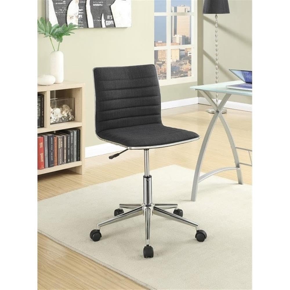 Home Square 4-Piece Office Furniture Set - Bookcase, Desk, Chair & Mobile File Cabinet for Home Office, Study Room & Workspace Organization