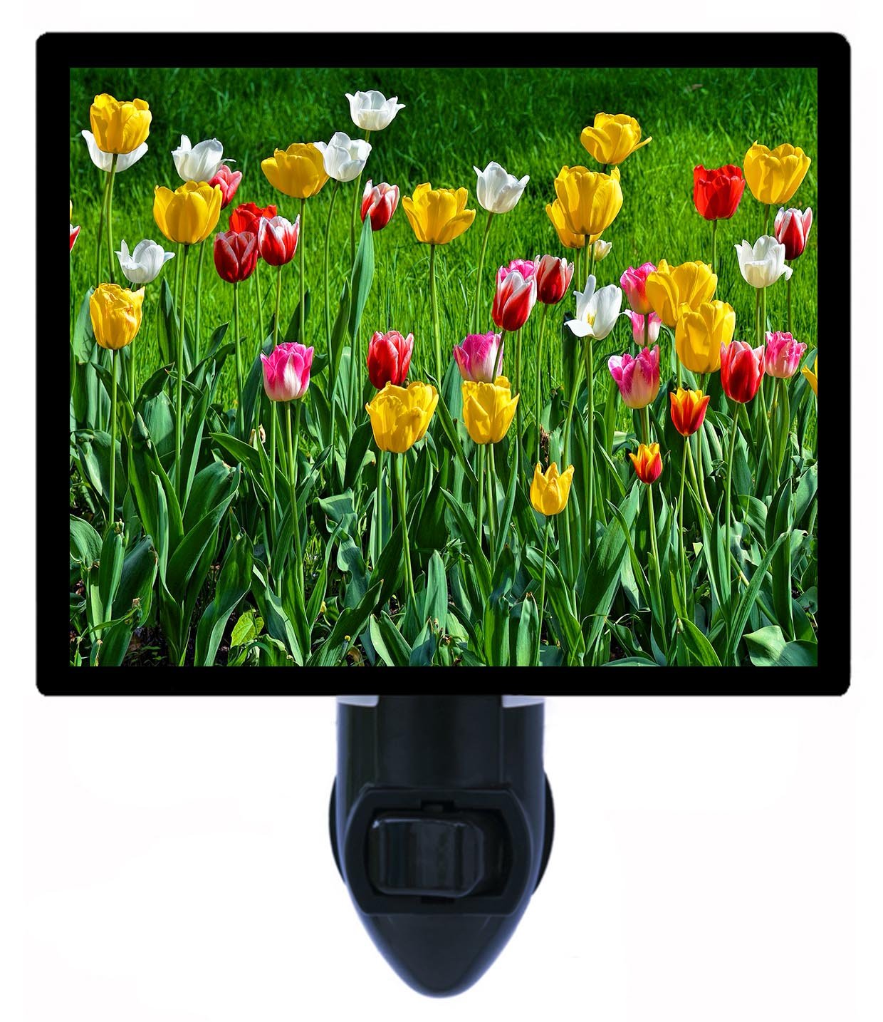 Tulip Night Light - Decorative LED Flower Lamp for Bedroom, Nursery, Kids Room - Perfect for Spring Decor & Garden Theme
