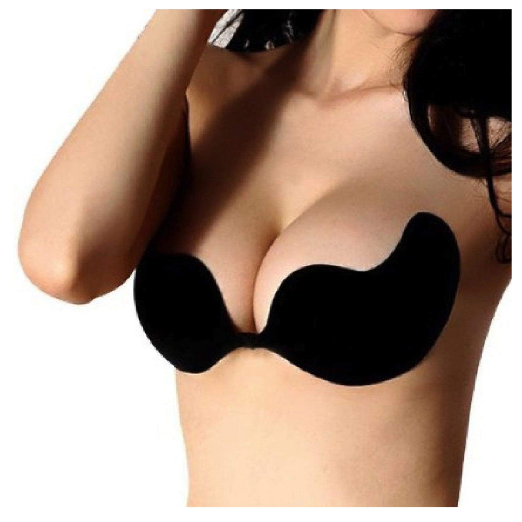 SLTY Adhesive Bra for Women - Invisible Sticky Strapless Backless Push Up Bra - Perfect for Wedding Dresses, Backless Tops & Summer Outfits