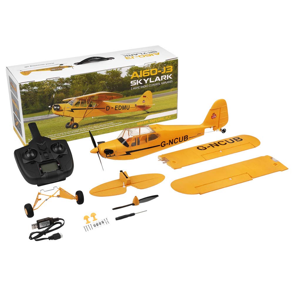 VGEBY Fixed-Wing RC Drone - 3D/6G Remote Control Airplane Model for Hobbyists & Beginners | Perfect for Outdoor Flying, Aerial Photography & STEM Education