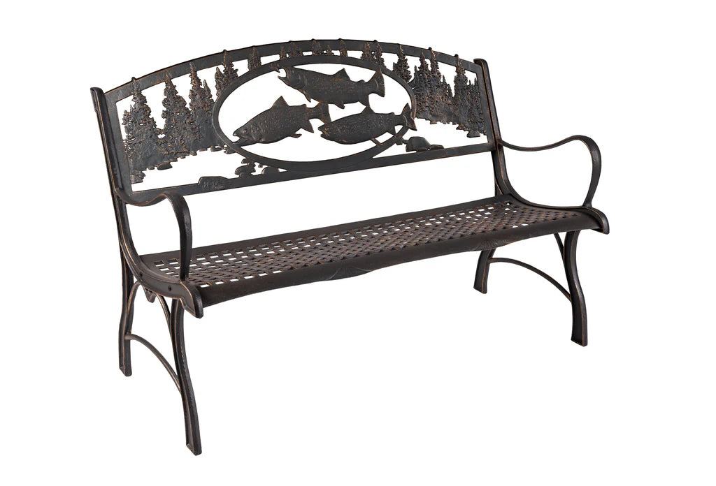 Premium Outdoor Trout Bench - Durable & Weather-Resistant Fishing Seat for Lakes, Rivers & Camping - Perfect for Anglers & Outdoor Enthusiasts