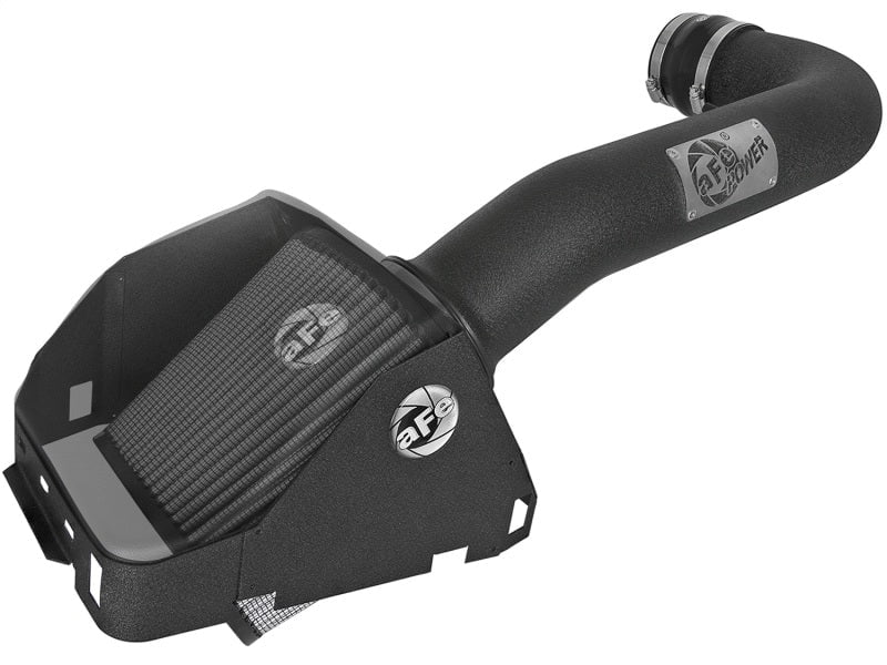 aFe Magnum FORCE Stage 2 Pro DRY S Cold Air Intake System for 2017 Ford Super Duty V8 6.2L - High Performance Air Filter Upgrade for Better Fuel Efficiency & Engine Power - Perfect for Off-Roading, Towing & Daily Driving