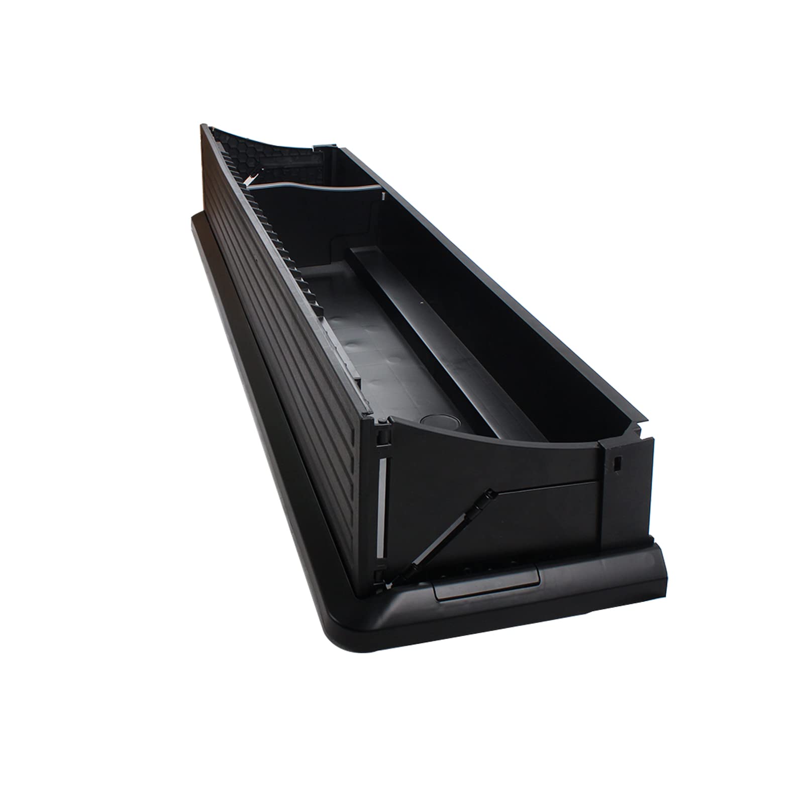 Upgraded Foldable Under Rear Seat Storage Box for 2015-2023 Ford F150 - Black Cargo Organizer | Perfect for Truck Accessories, Camping Gear & Road Trip Essentials