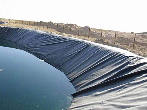 Premium 24x24 Pond Liner - Heavy Duty Fish Pond Tarp with 40+ Year Lifespan | UV Resistant & Durable Waterproof Membrane for Koi Ponds, Water Gardens & Backyard Landscaping Projects