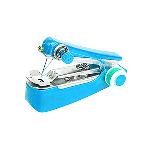 Mini Portable Handheld Sewing Machine for Clothes & Fabrics - Compact Travel Sewing Kit for Emergency Repairs, DIY Crafts & Home Use - Perfect for Quick Fixes On-The-Go