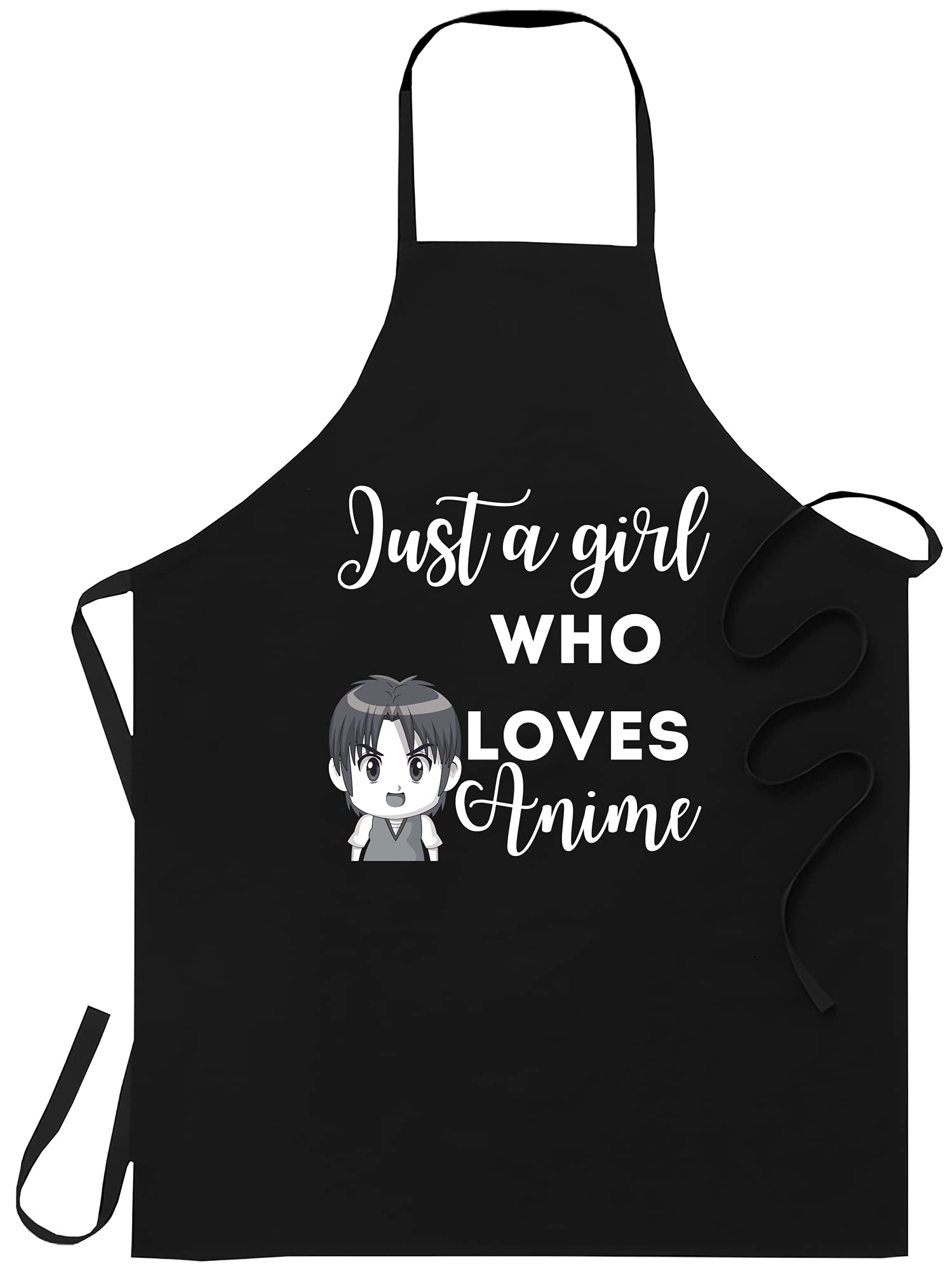 Anime Girl Cooking Apron - Cute Anime Teen Girl Design for Kitchen & Baking - Perfect for Cosplay, Cooking, Baking & Anime Fans