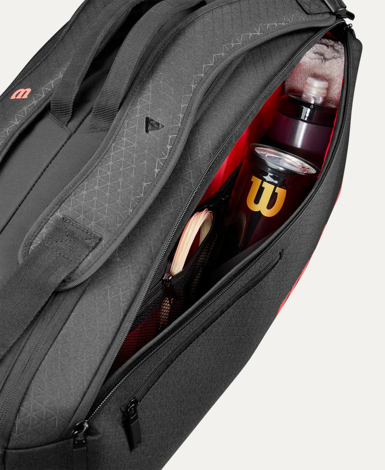 Wilson Clash V3 Super Tour 6 Pack Tennis Bag - Premium Tennis Equipment for Men & Women - Perfect for Tournaments, Training & Travel