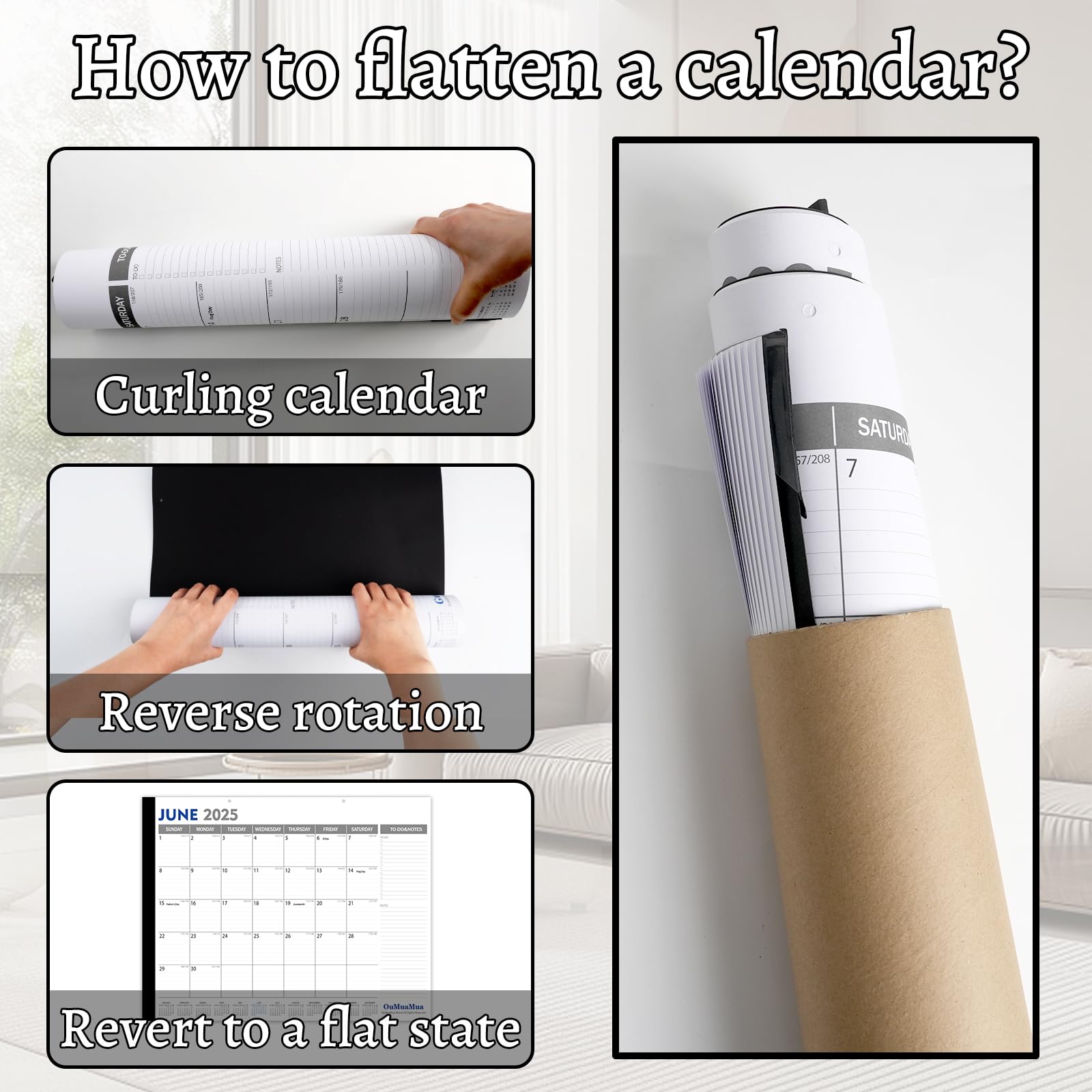 GuassLee 2025-2026 Large Desk Calendar 22