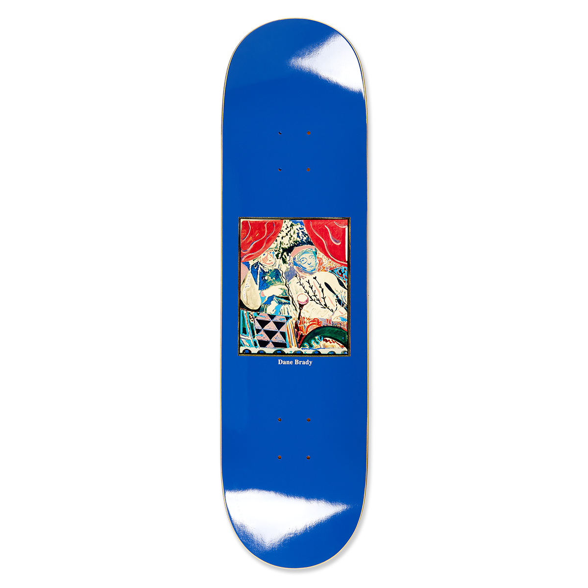 Polar Dane Brady Time Travelers Blue Skateboard Deck 8.5 - Premium Skateboard for Street & Park Riding - Perfect for Skaters & Collectors