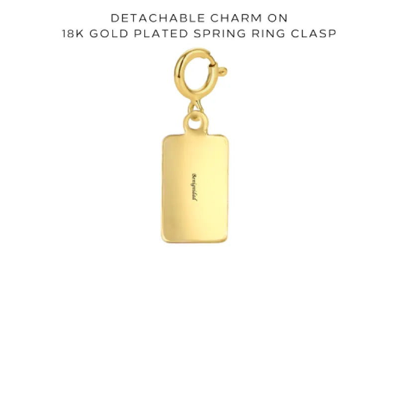 Personalized Engraved Charms with Detachable Clasp - Custom Name Jewelry for Necklaces & Bracelets - Perfect for Gifts, Anniversaries, and Special Occasions