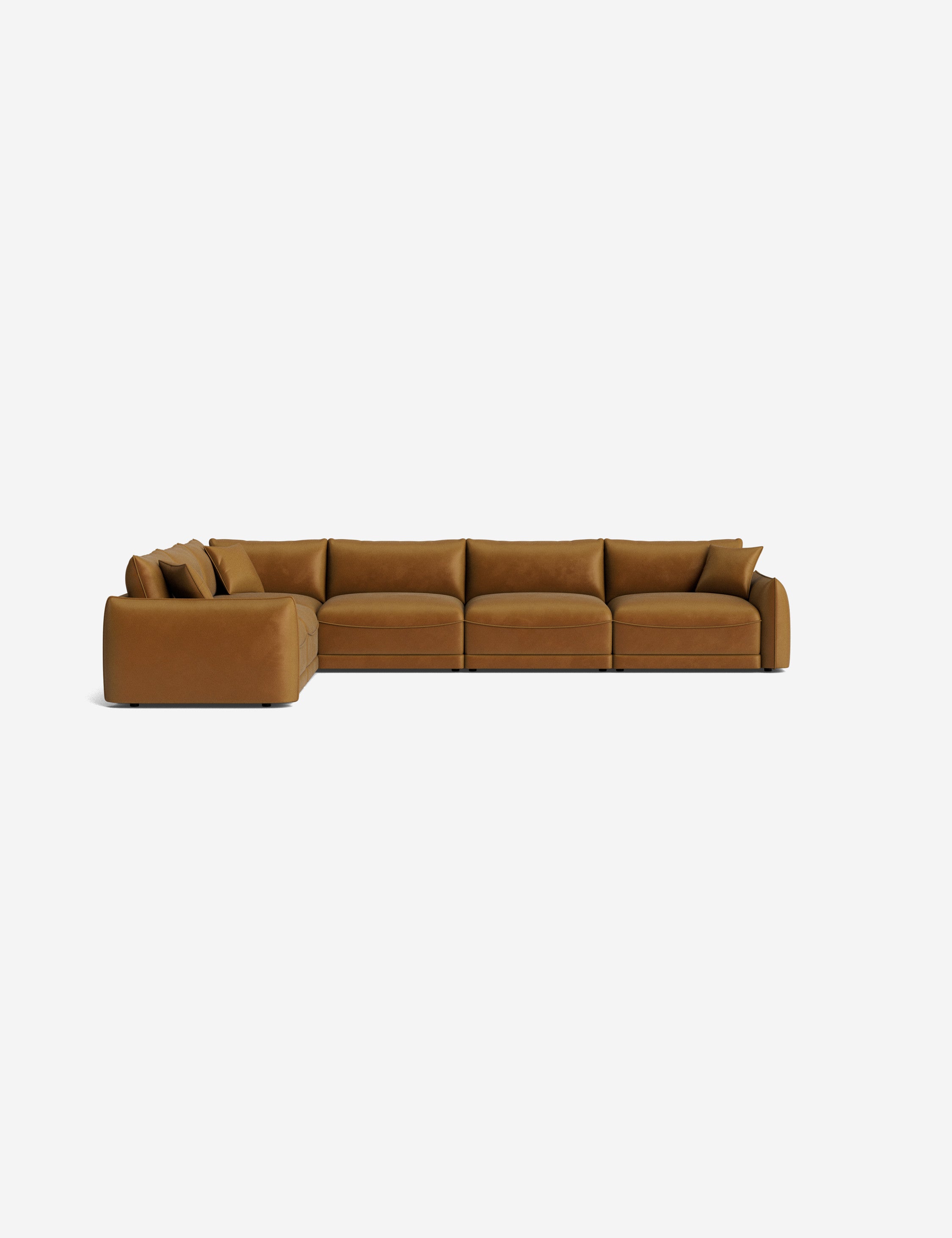 Balmer Modular Corner Sectional Sofa - Modern L-Shaped Couch with Reversible Chaise for Living Room, Family Room & Home Theater - Soft Fabric Upholstery & Sturdy Wood Frame