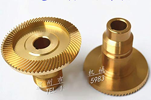 75mm Diameter Milling Machine Automatic Feed Right Hand Copper Gear - Perfect for CNC Machining, Metalworking & Industrial Applications