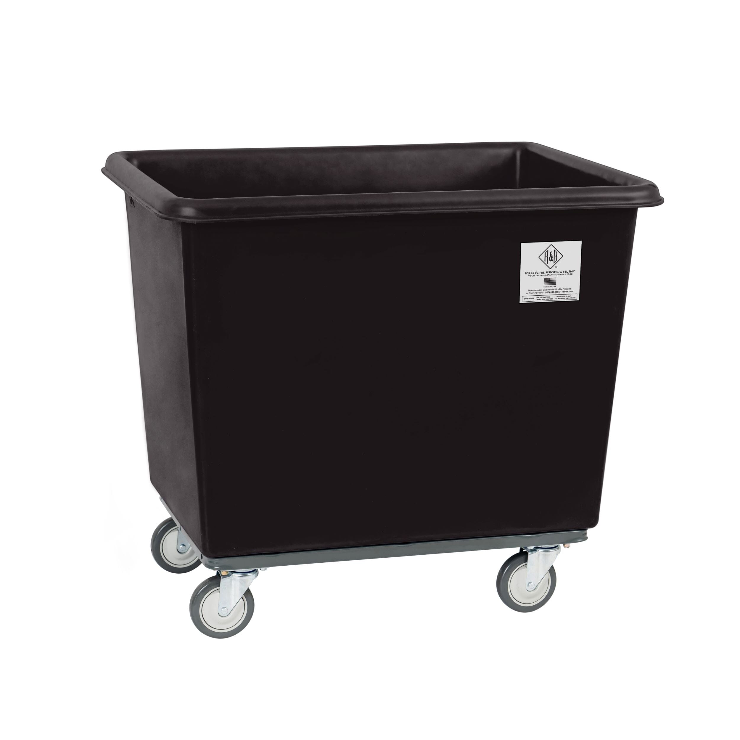 Heavy Duty 6 Bushel Poly Truck - Durable Utility Cart for Garden, Warehouse, and Industrial Use