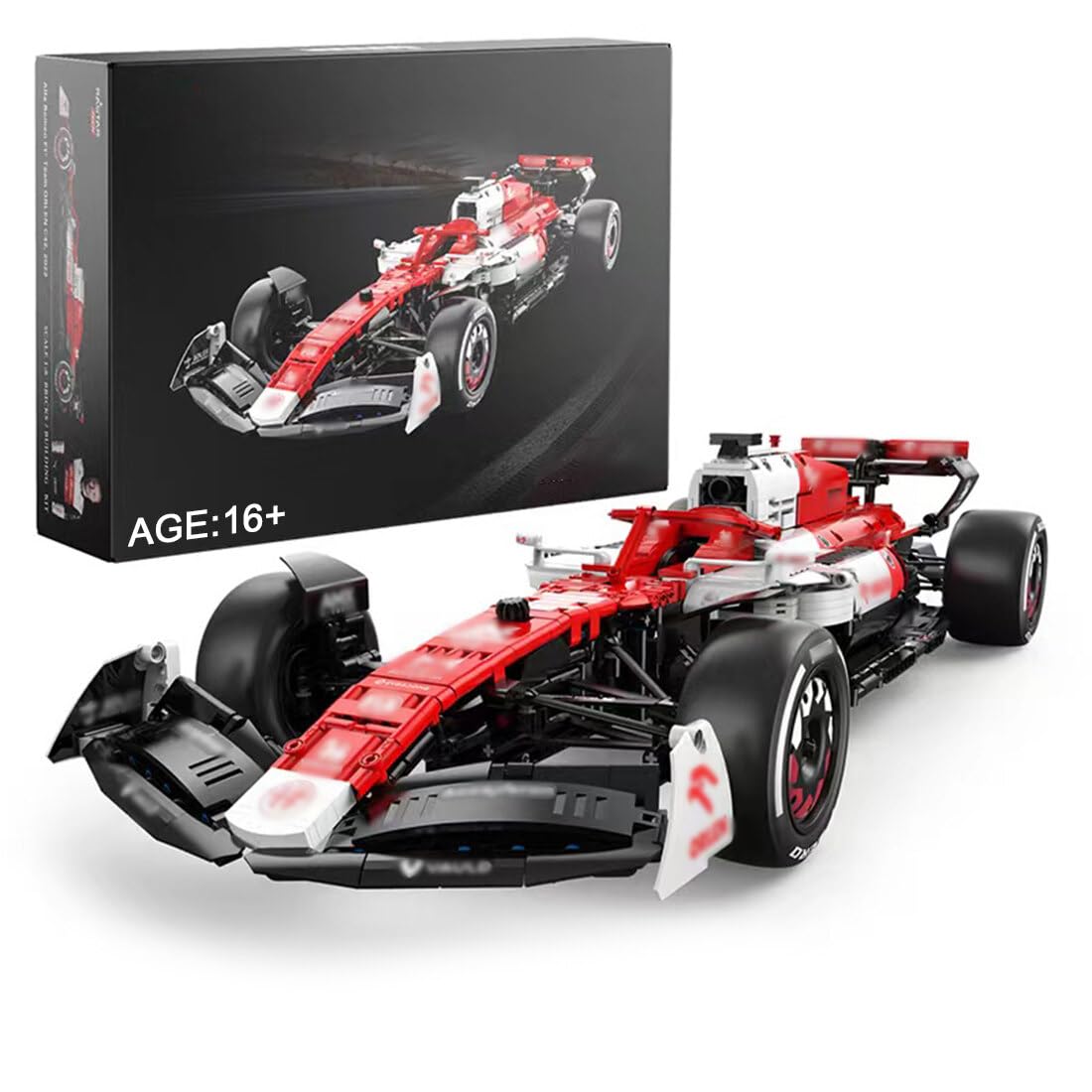 CHUO Racing Car Building Kit - 2306 Pcs 1:8 Scale F1 Supercar Model, MOC Race Car Building Blocks Compatible with Lego | STEM Educational Toy for Kids & Adults | Perfect for Birthday Gifts, Home Decoration & Racing Enthusiasts