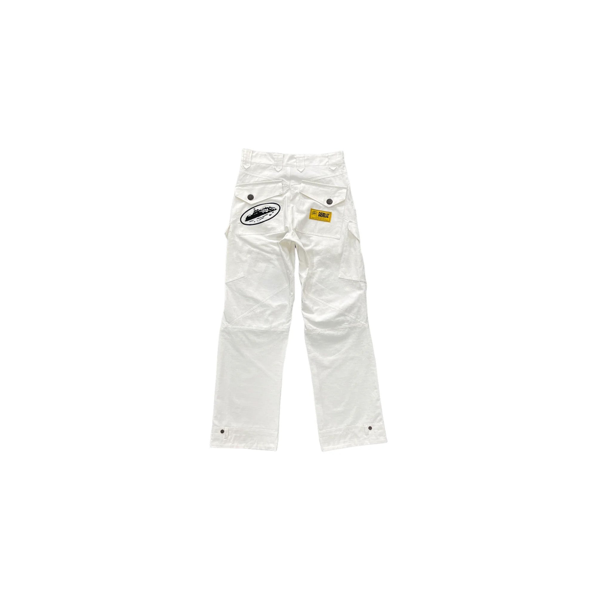Corteiz Storm Cargo Pants for Men - White Streetwear Joggers | Comfortable & Stylish Hip Hop Fashion | Perfect for Urban Wear, Gym & Casual Outfits