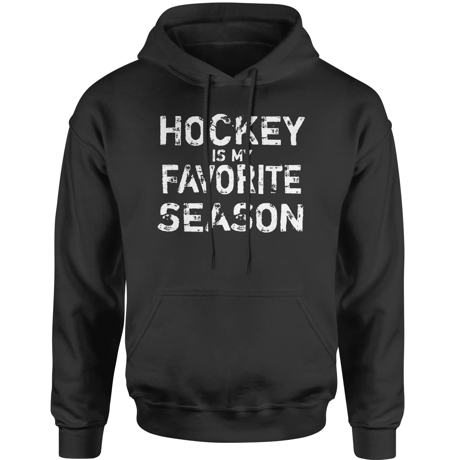 Hockey is My Favorite Season Unisex Hoodie for Men & Women - Cozy Pullover Sweatshirt for Hockey Fans, Game Day & Winter Wear