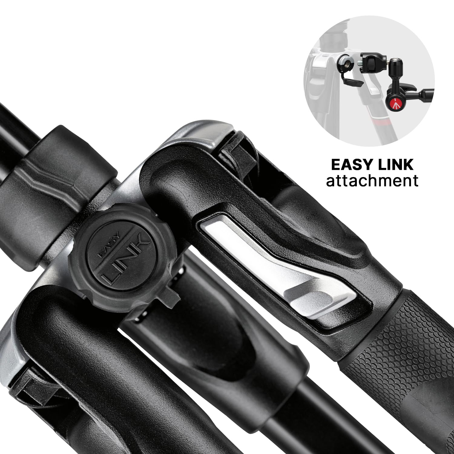 Manfrotto Befree Advanced Lever 4-Section Aluminum Travel Tripod with Ball Head - Lightweight Compact Camera Stand for DSLR & Mirrorless - Perfect for Travel, Hiking & Outdoor Photography (Black)