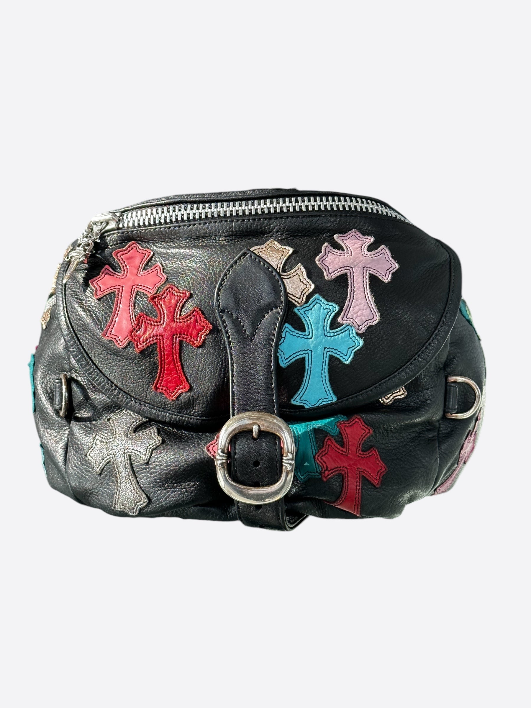 Chrome Hearts Black Multicolor XL Snat Pack - Stylish Crossbody Bag for Men & Women | Perfect for Travel, Concerts, and Everyday Use